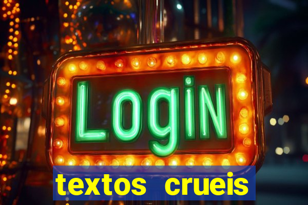 textos crueis demais pdf